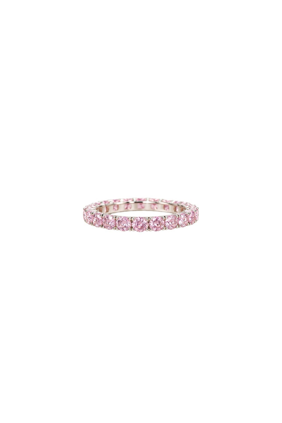 Klasik Pink Tamtur 2,5 mm Serçe parmak Yüzük