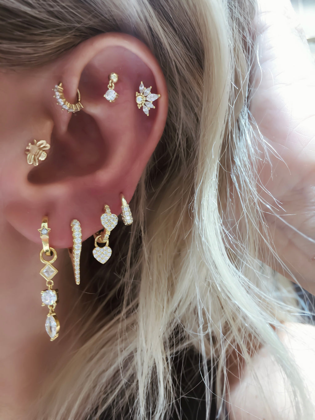 Serena Star Mq Earring