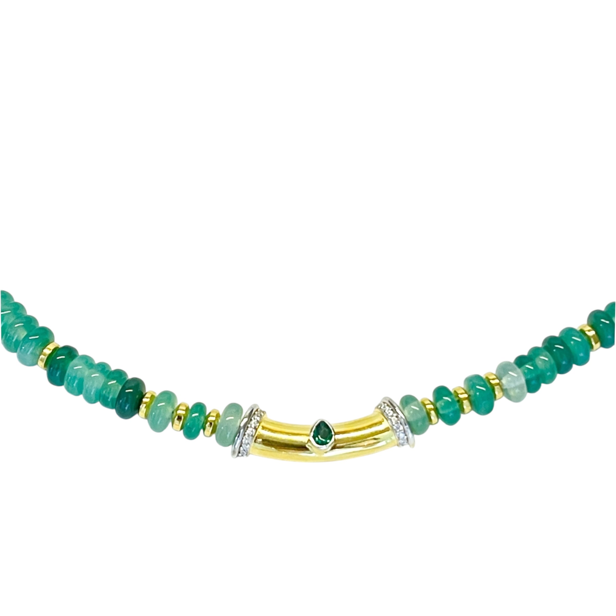 Santorini Natural Gem Necklace