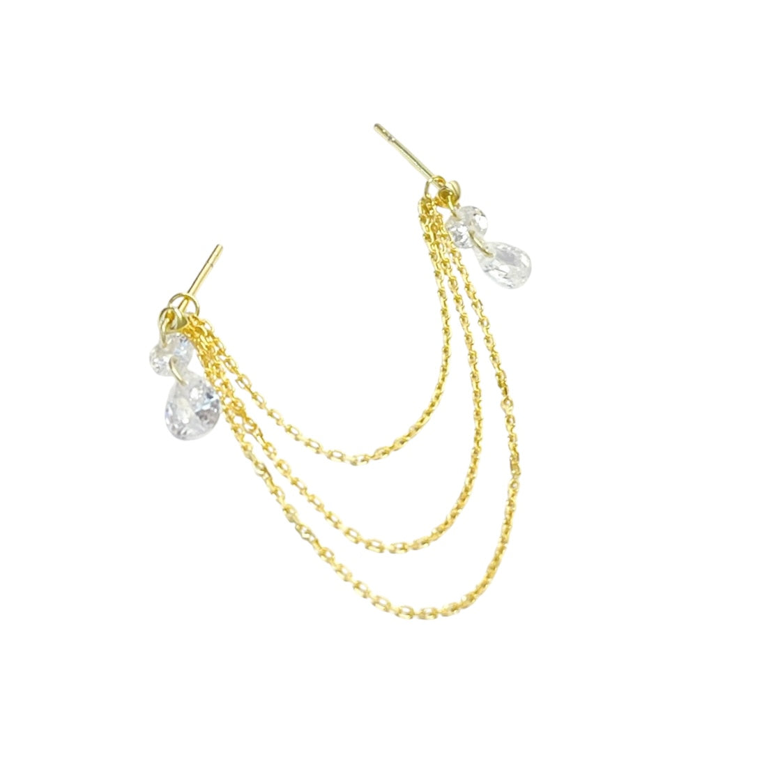 Lidya Drop Cris Earrings