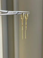 Emma Double Chain Küpe