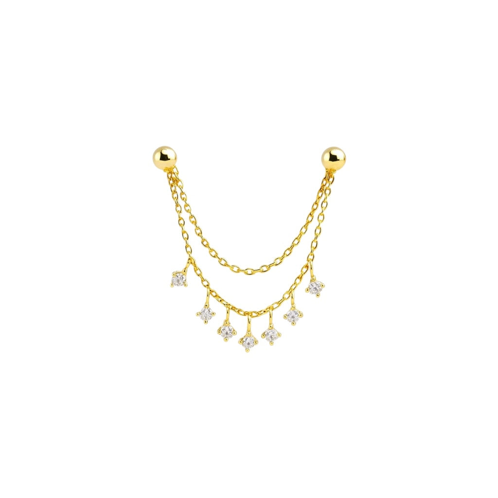 Carla Taş Dökümlü  Küpe