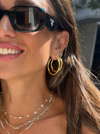 Lugo Klasik Halka 3 cm Küpe