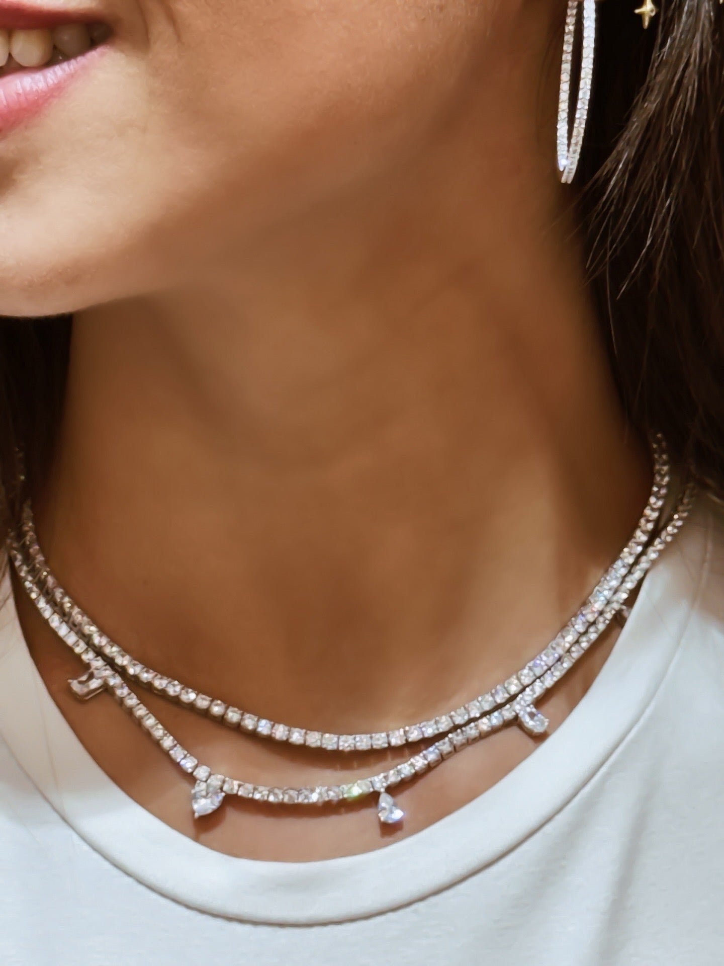 Lugo Mix Taşlı Suyolu Kolye