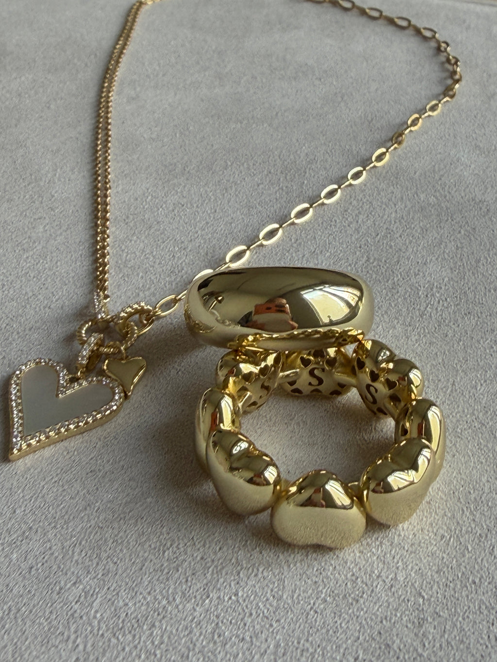 Carla Kalın Kalp Yüzük