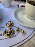 Lugo Kalın C Halka Küpe