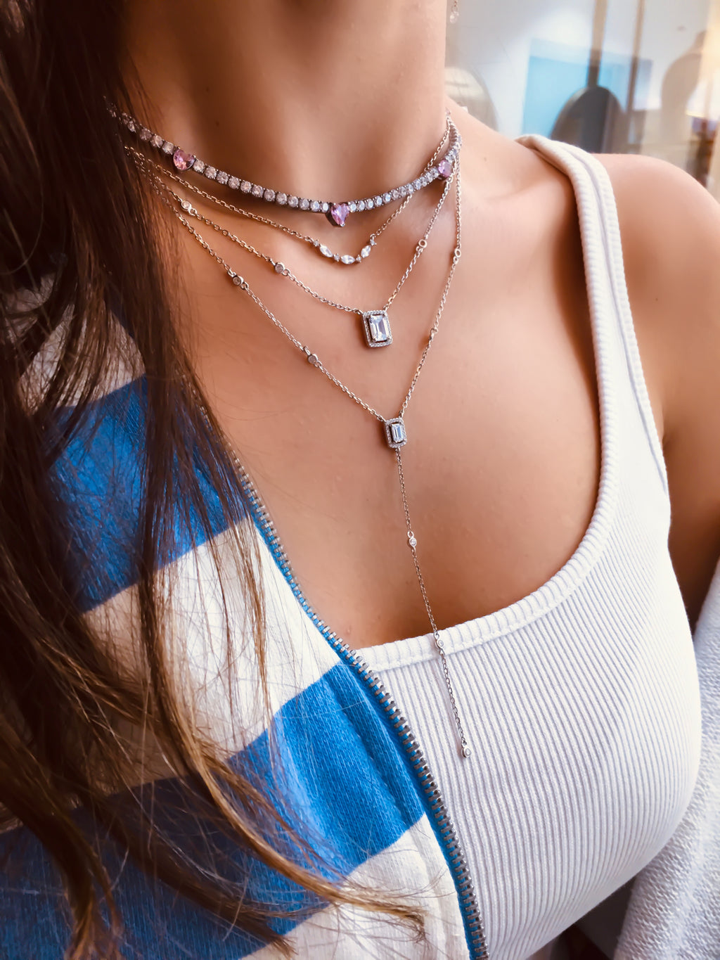 قلادة جريتا باجيت المزدوجة