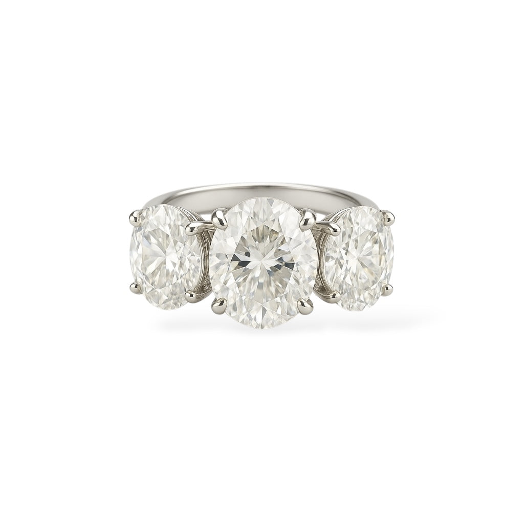 G Colour Oval Kesim Tria Yüzük