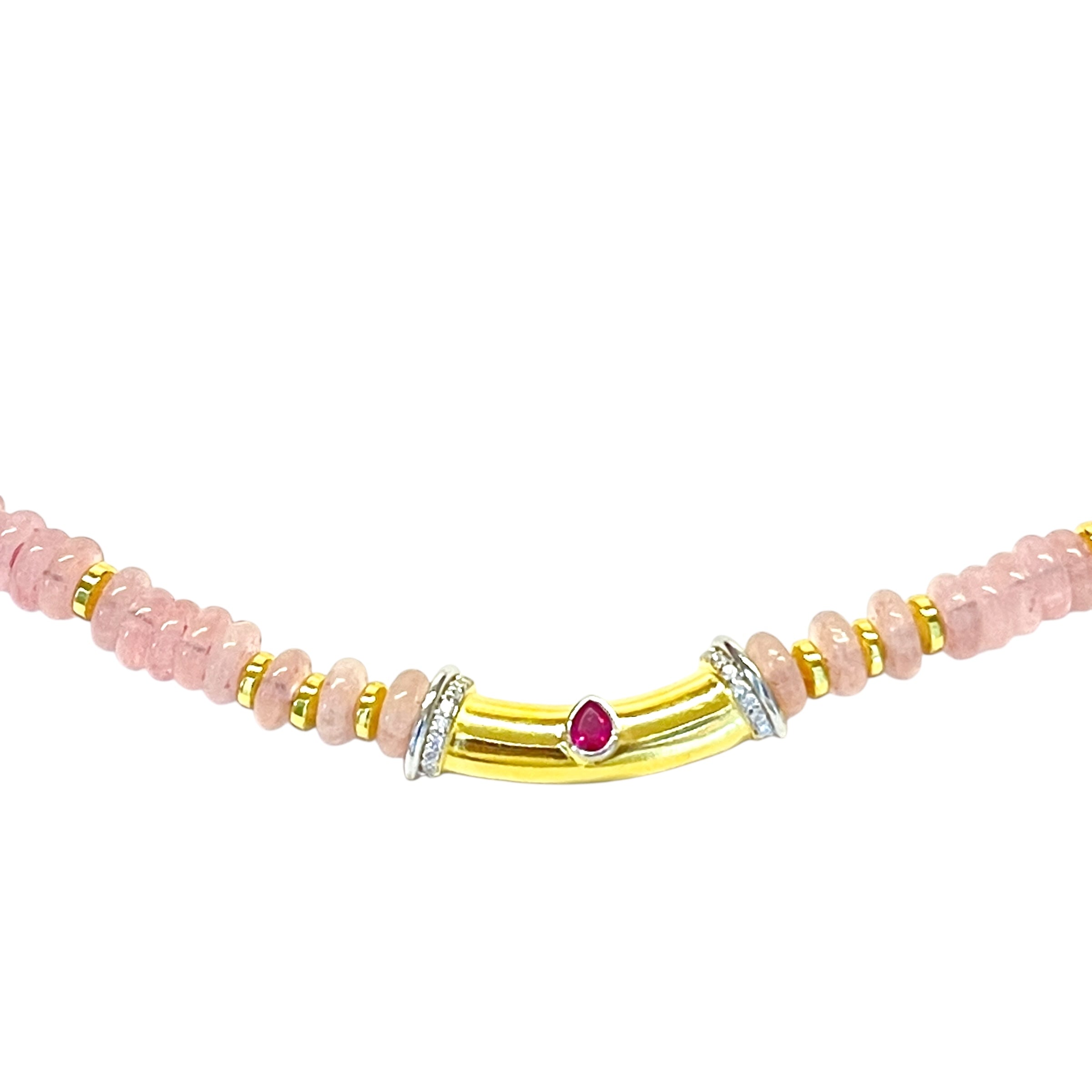 Santorini Natural Gem Necklace