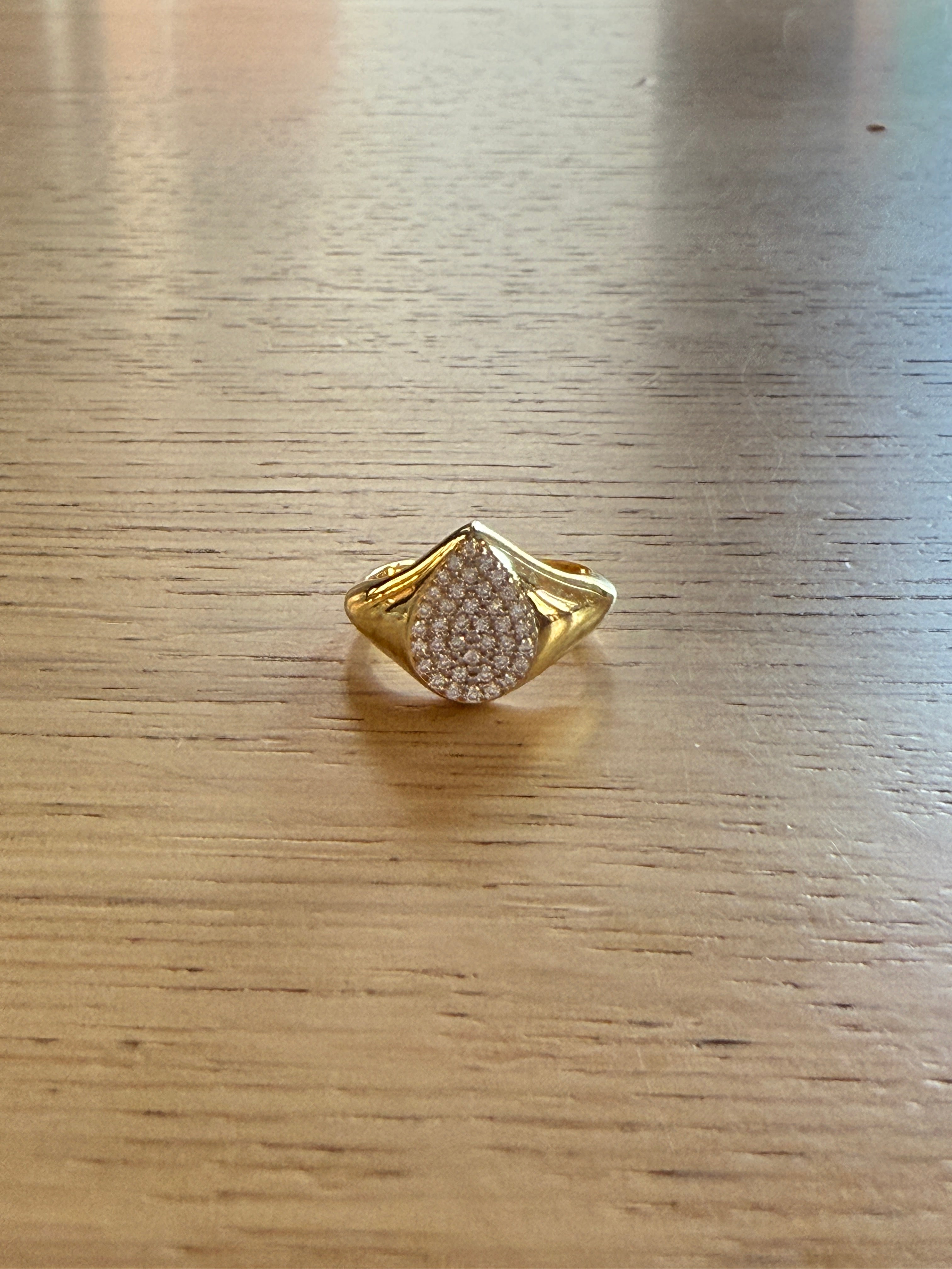 Becca Minimal Damla detaylı Serçe Yüzük