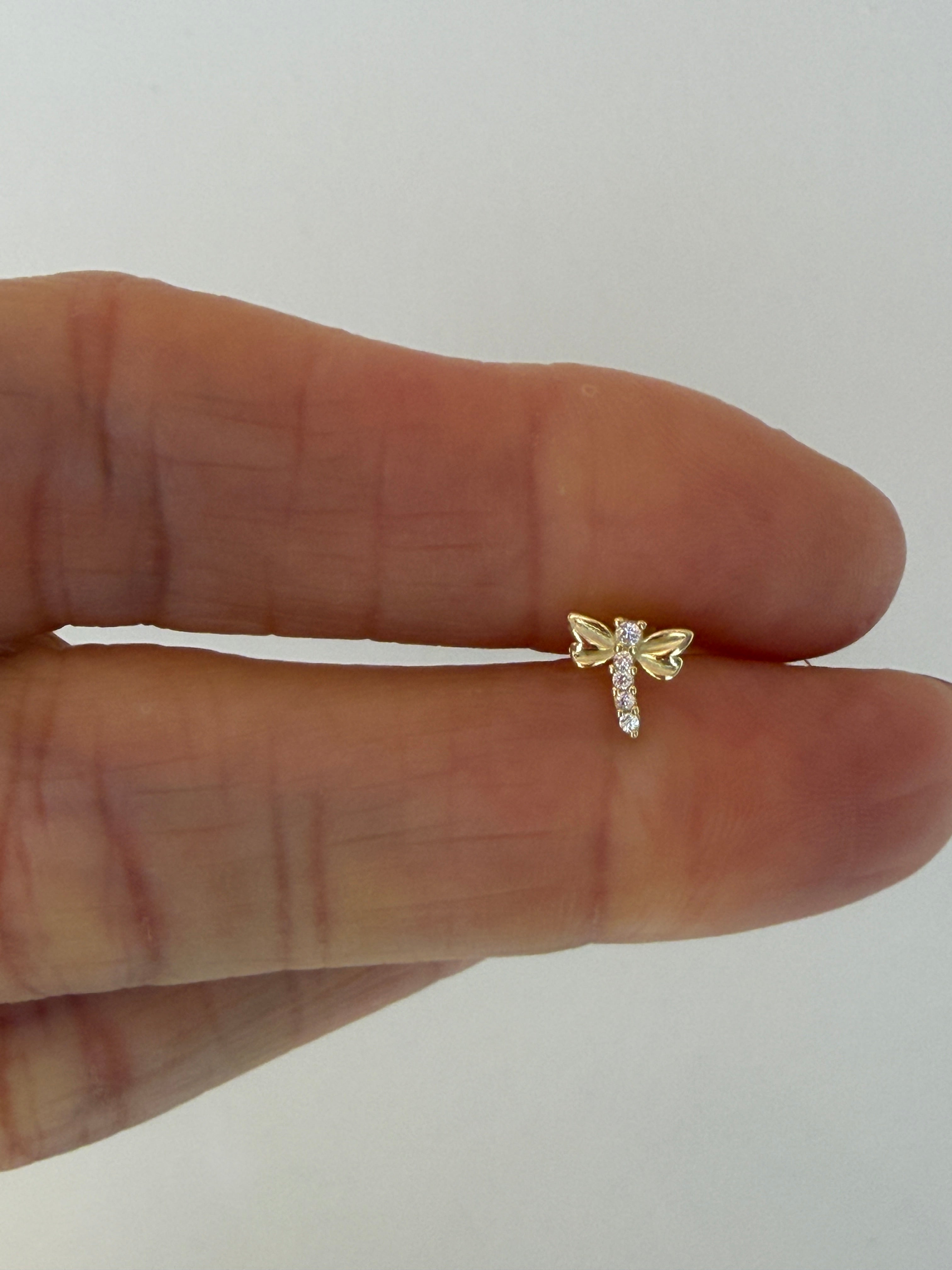 Tina 14 Altın kaplama  Gümüş 8 Piercing