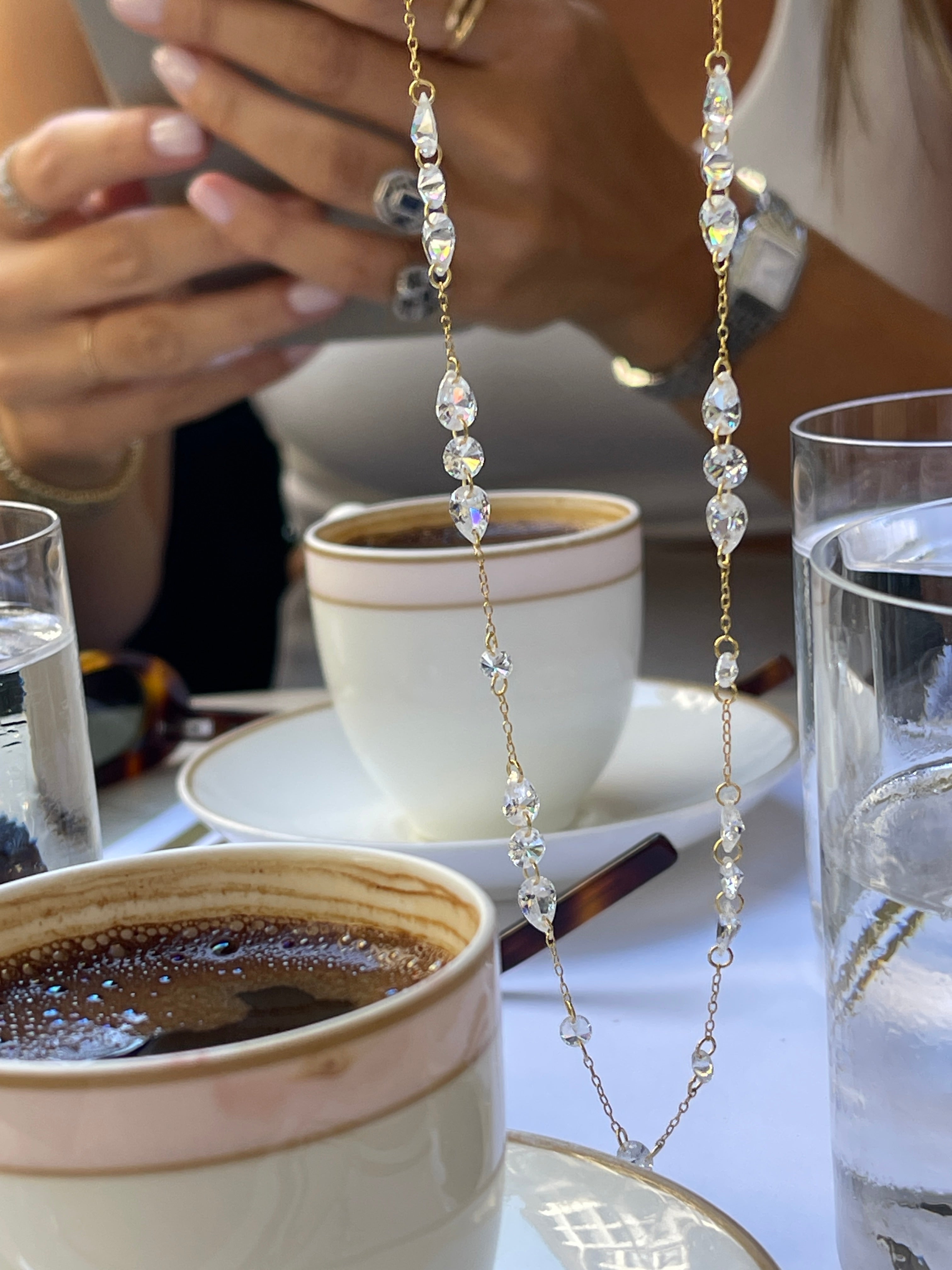 Napoli Crystal Y Necklace