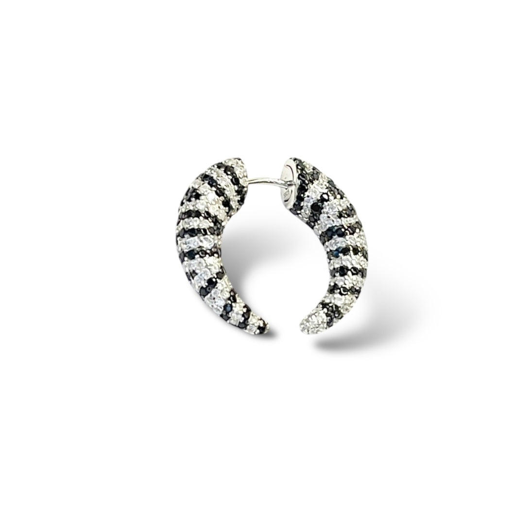 Serena Animal Print Horn Earrings