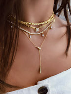 Beşli Damla Tennis Choker