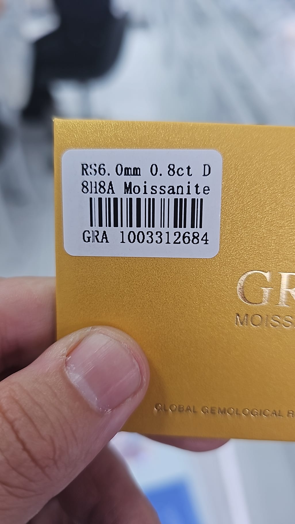 Mozanit  Yuvarlak Kesim 6 mm Tektaş Küpe