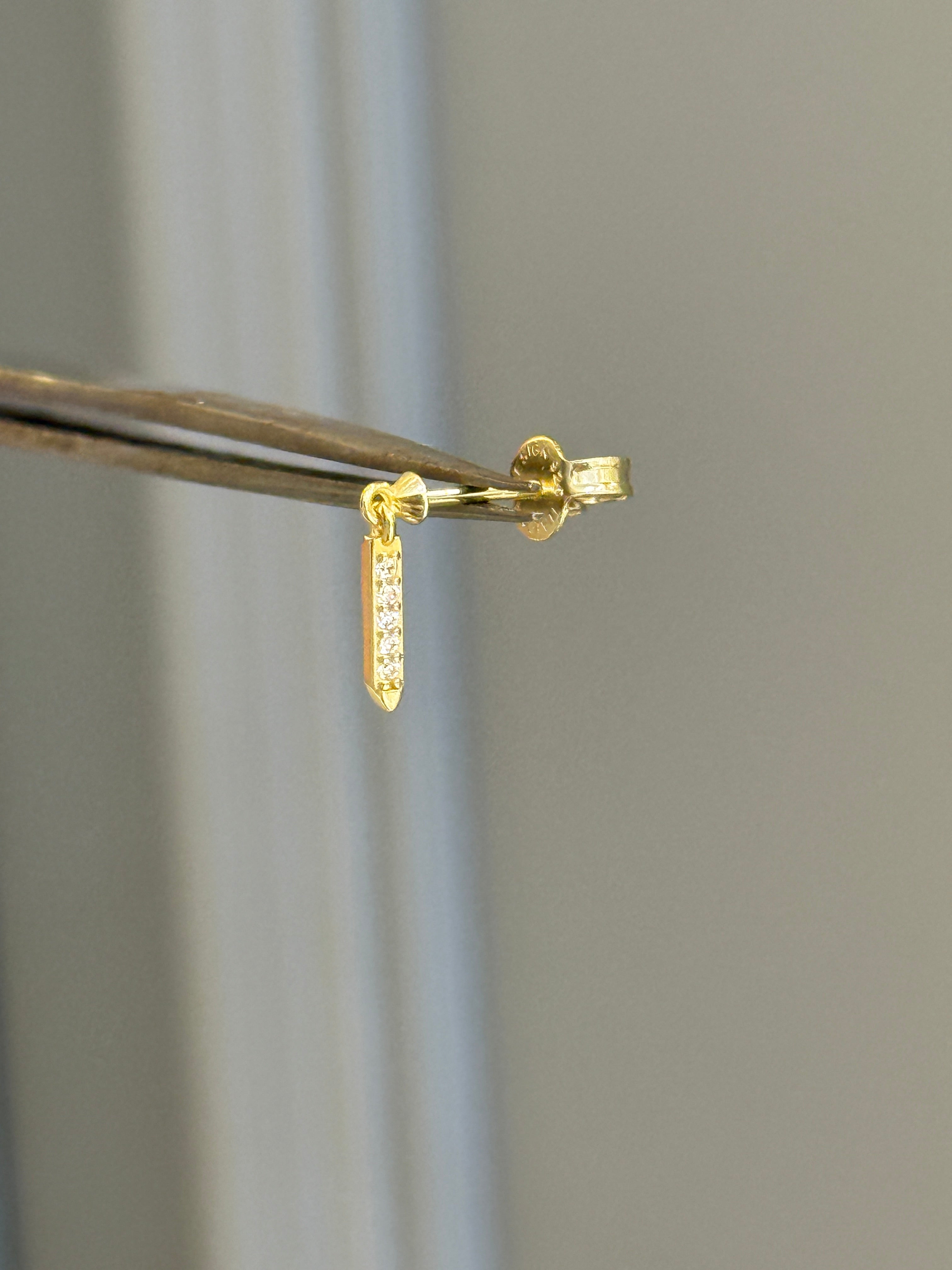 Carla Çizgi S Piercing-Küpe