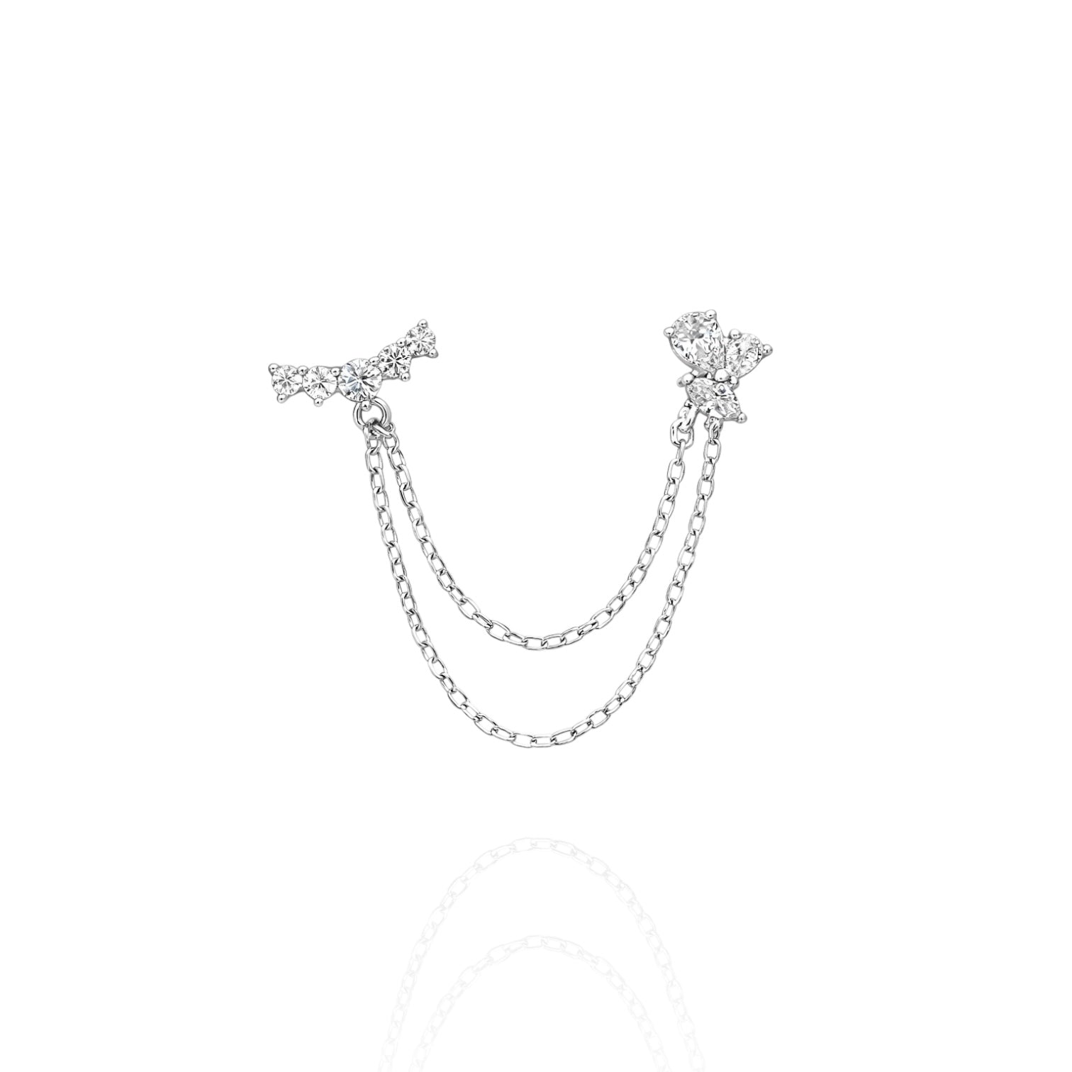 Lucca Markiz Damla Zincirli Küpe