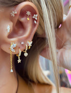 Lora Mini Heart Earrings