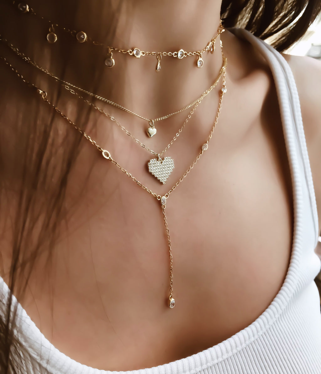 Holly Heart Necklace