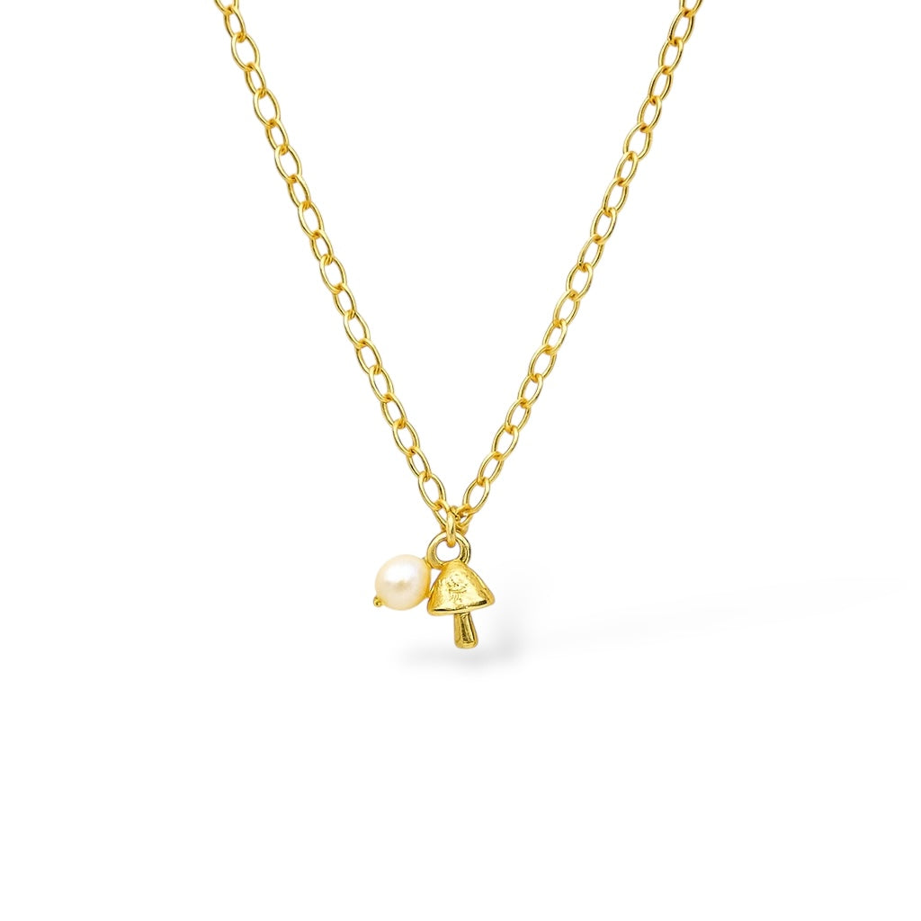 Lugo İncili Mantar Kolye