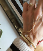 Santa Drop Cross Bilezik