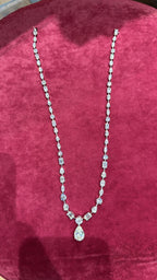 Lucca Mix Taşlı Damla detaylı Suyolu Kolye