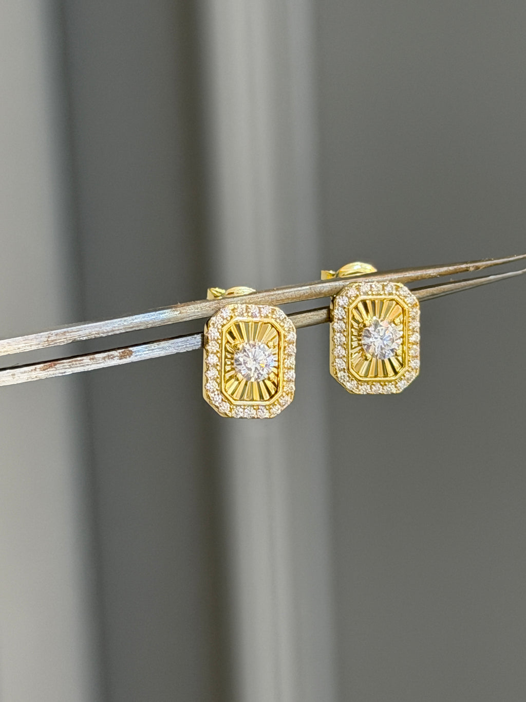 Lucca Baget Lazer Kesim Gümüş Küpe