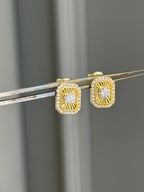 Lucca Baget Lazer Kesim Gümüş Küpe