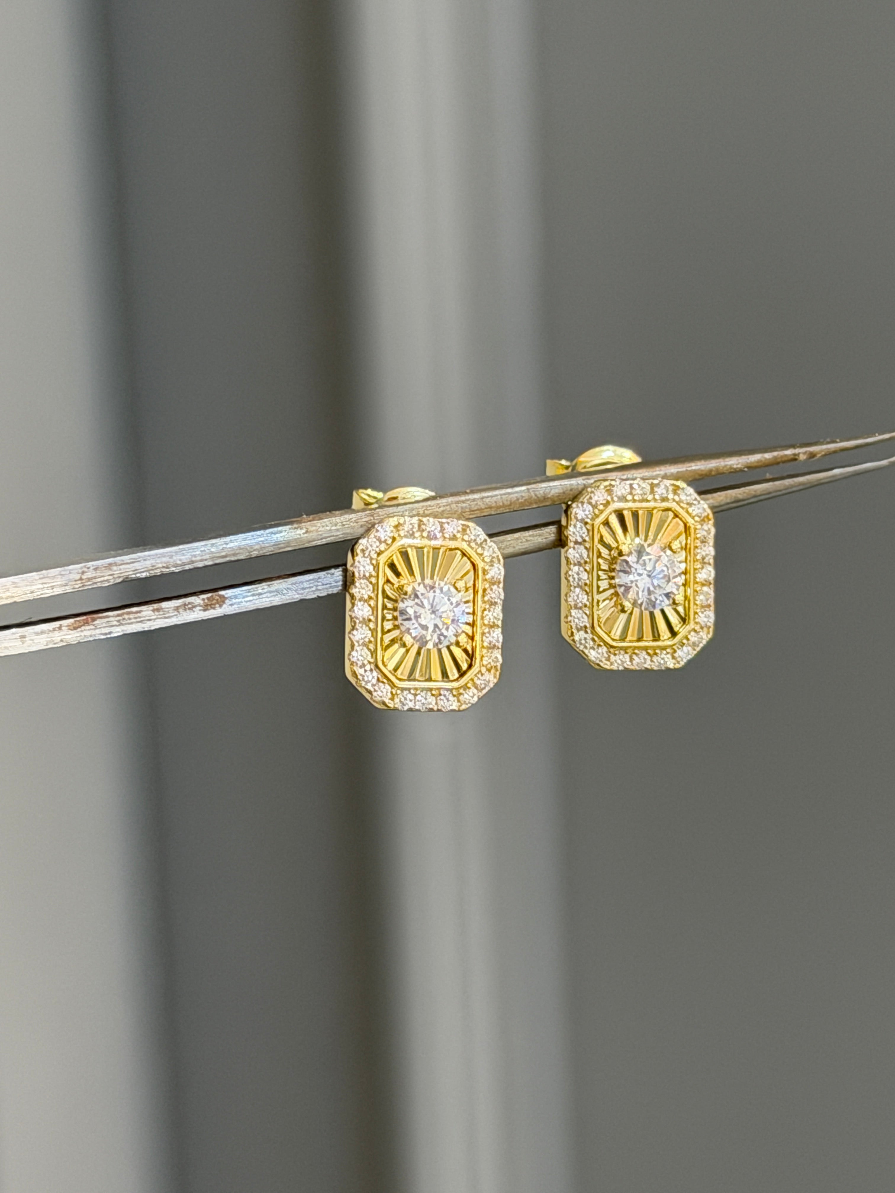 Lucca Baget Lazer Kesim Gümüş Küpe