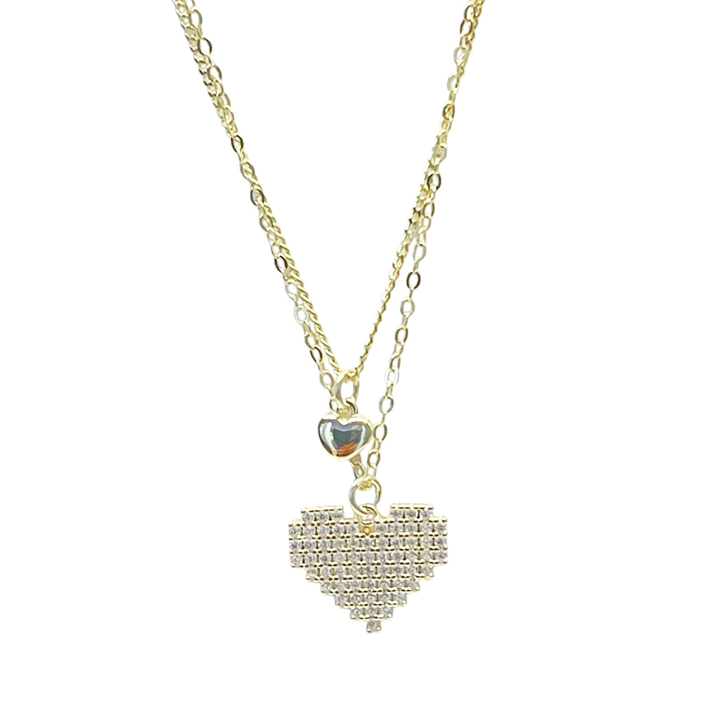 Holly Heart Necklace