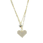 Holly Heart Necklace