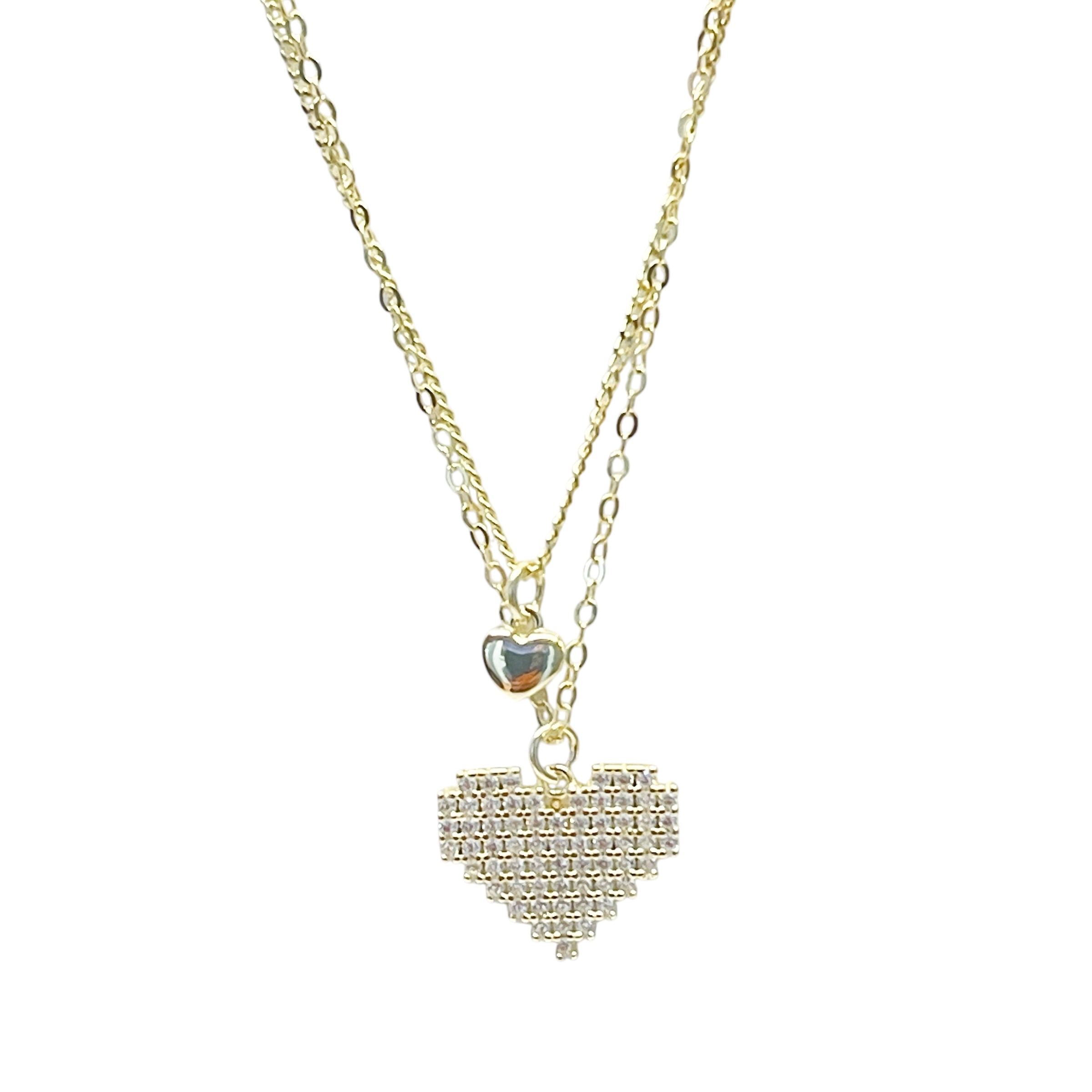 Holly Heart Necklace