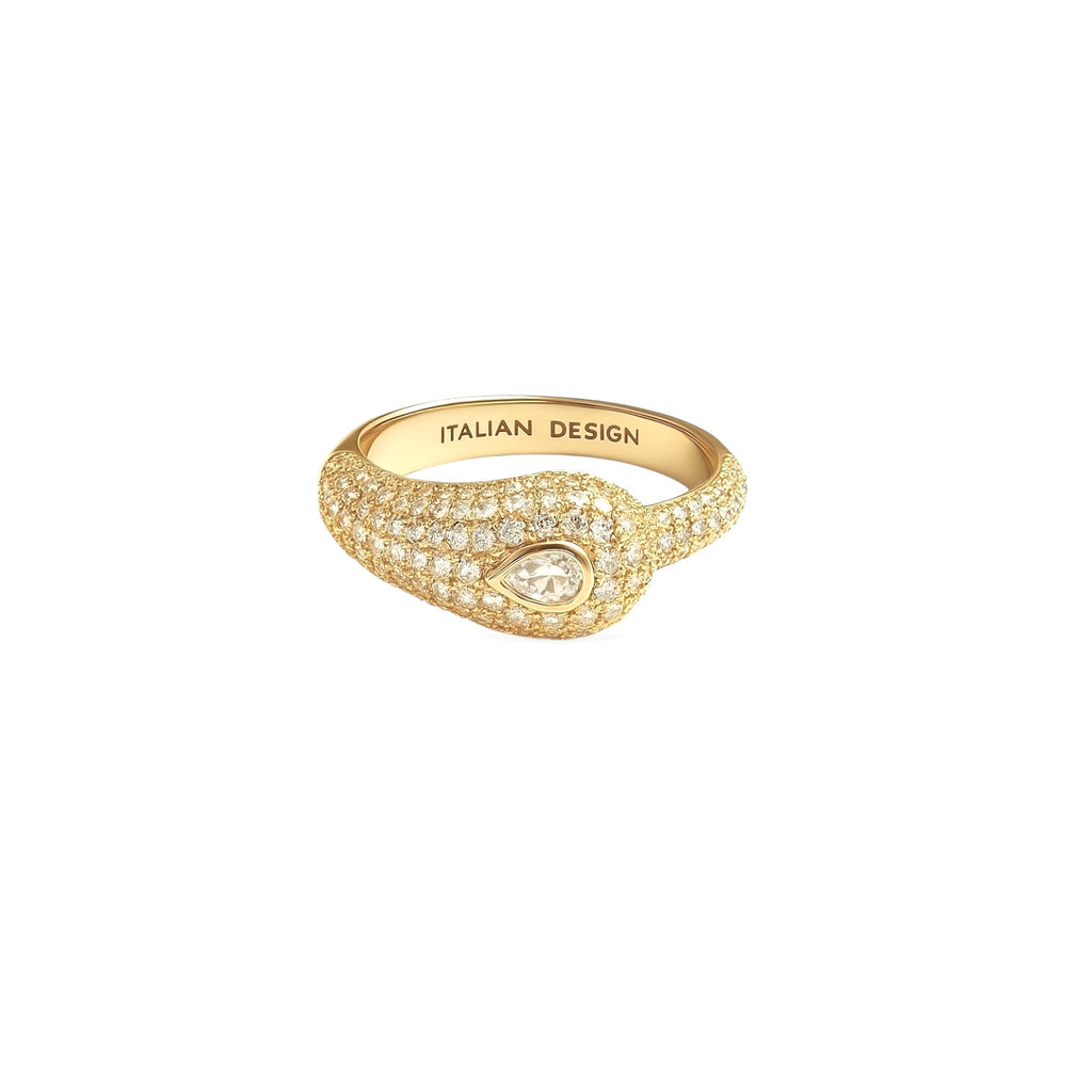 Carla Drop Taşlı Yüzük