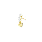 Lidya Pearl Heart Earring