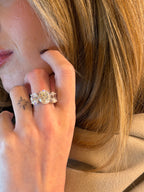 G Colour Oval Kesim Tria Yüzük