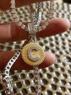 Colmar Letter Pendant Necklace