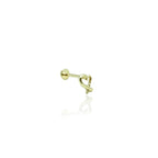 Drawing Heart 14 K Gold  Piercing