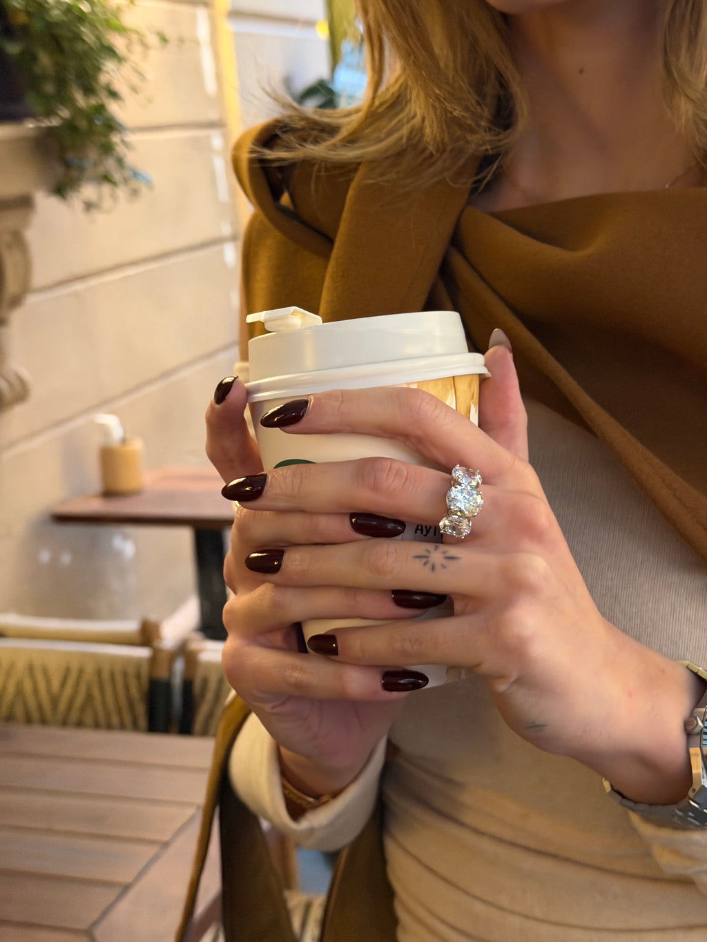 G Colour Oval Kesim Tria Yüzük