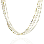 Santa Trio Pearl Necklace