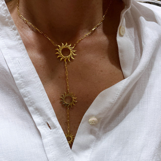 Serena Sun Necklace
