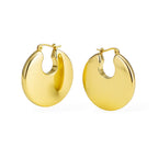 Lora Disk Halka Küpe