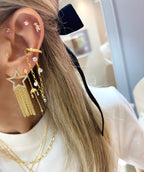 Cruz Star Dangle Earrings