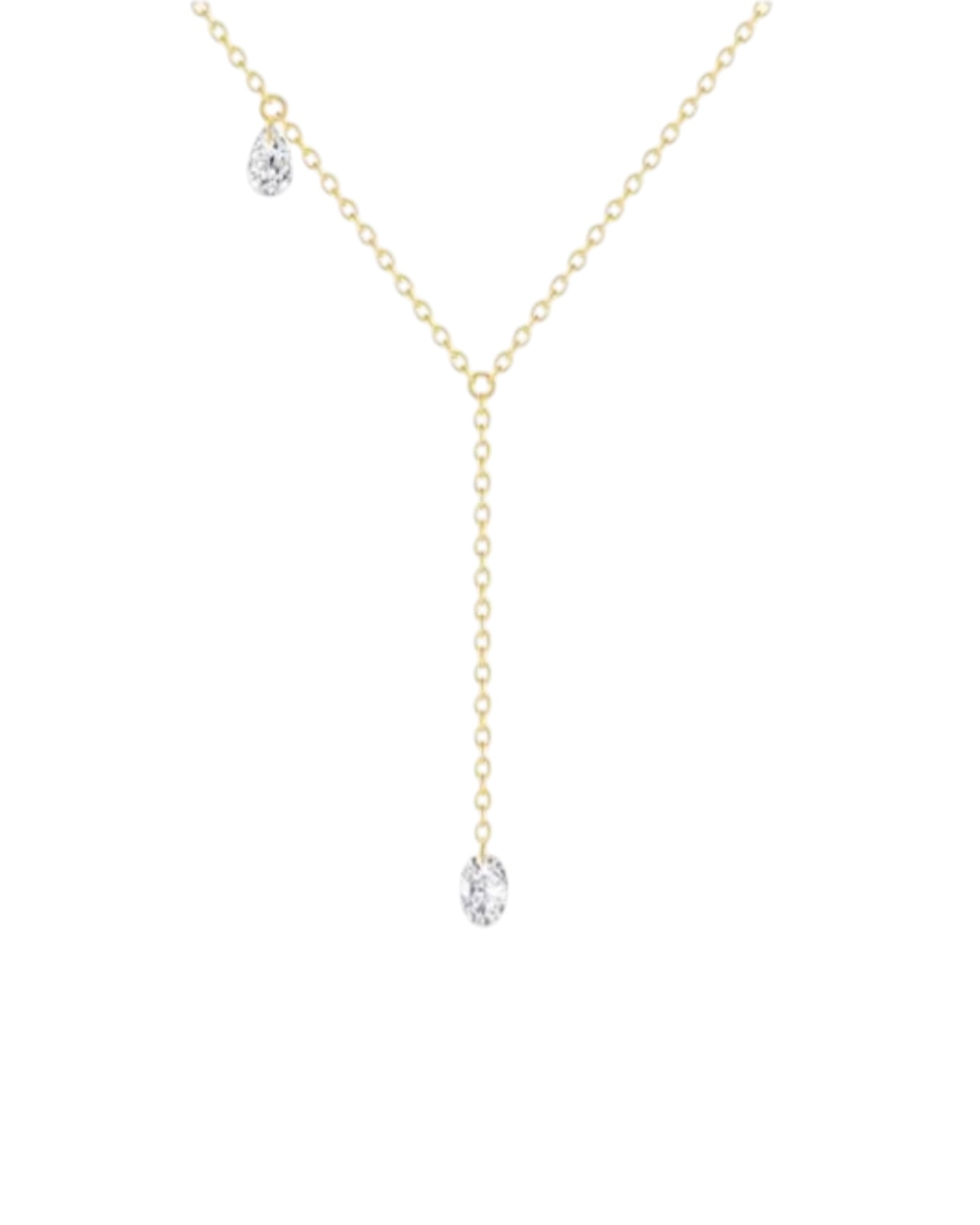 Tina Minimal Kristal Gümüş Kolye