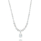 Lucca Mix Taşlı Damla detaylı Suyolu Kolye