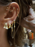 Lugo Drop Plain Küpe