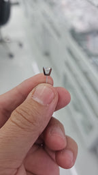 Mozanit  Yuvarlak Kesim 6 mm Tektaş Küpe