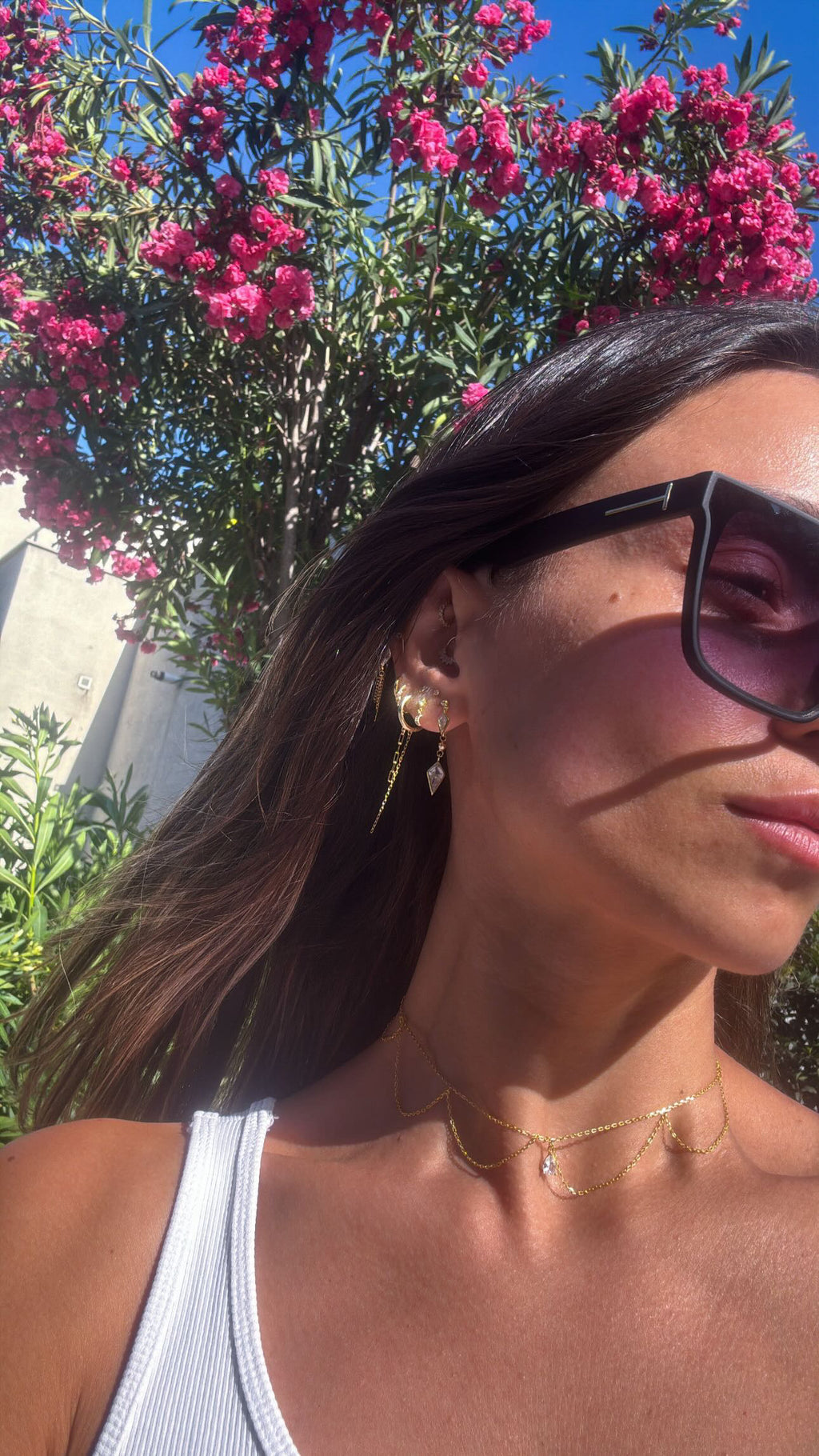 Emma Drop Choker Kolye