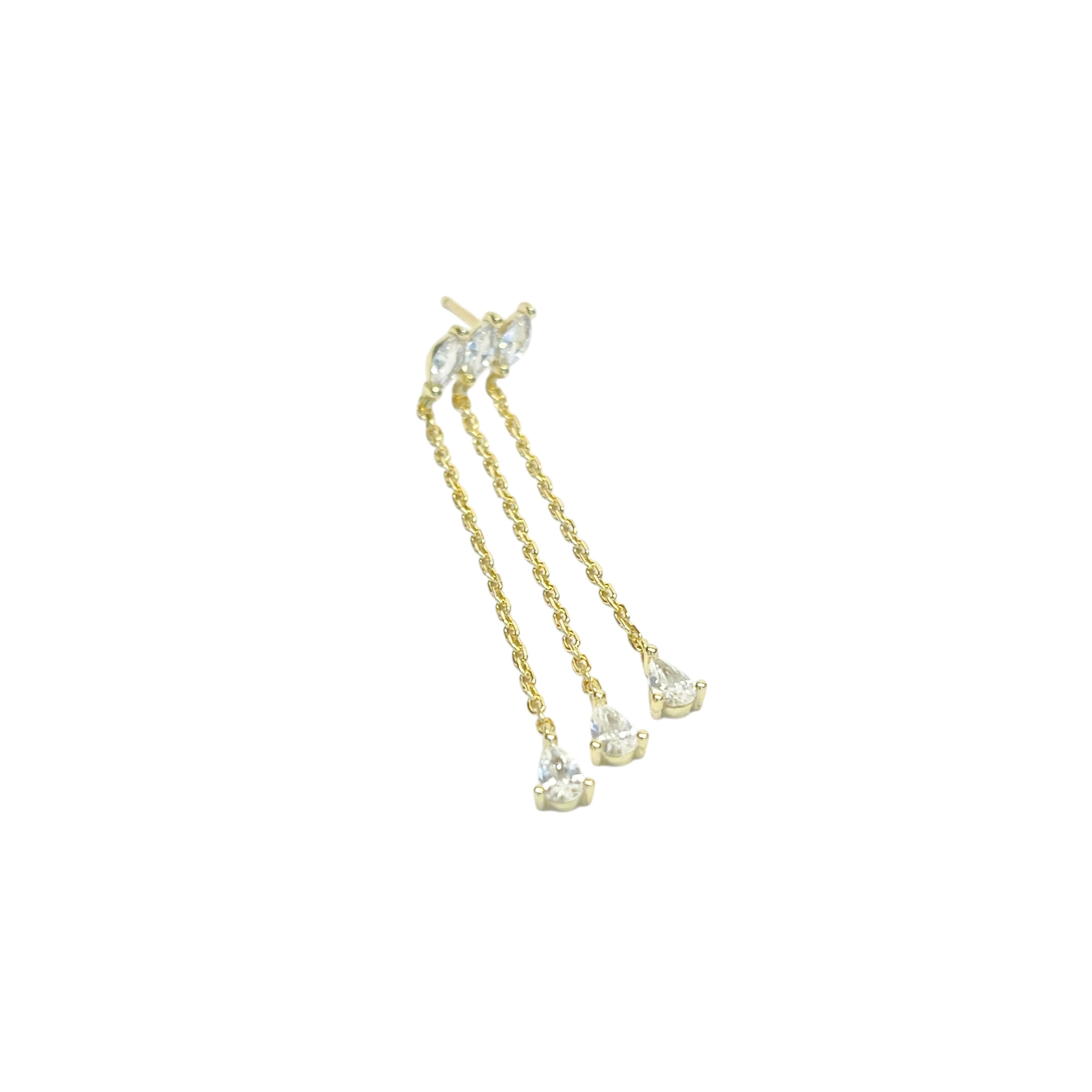Becca Chain Tears Earrings