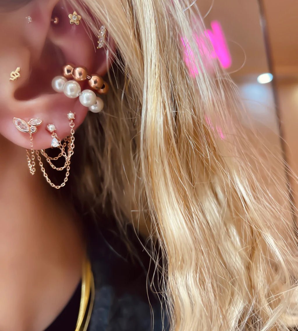 Ashly Chain Marquise Earring