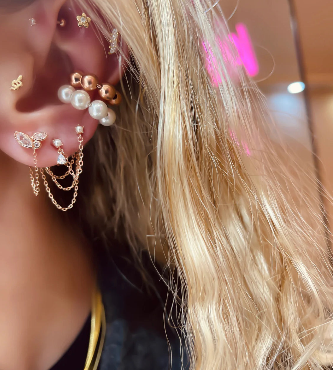 Ashly Chain Marquise Earring